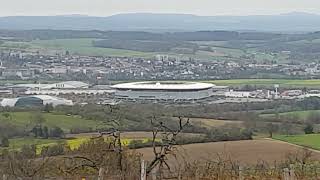 Live Sinsheim ⚽️ pre Zero Arena ⚽️ TSG Hoffenheim ⚽️ FC StPauli  Blick von der Burg Steinsberg [upl. by Tanny]