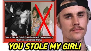 Justin Bieber DECLARES Hes No Longer Friends With Benny Blanco Because He Stole Selena Gomez love [upl. by Dibrin]