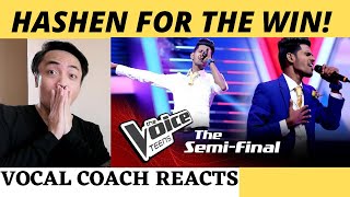 Hashen Dulanjana Tiken Tika The Voice Teens Sri Lanka Semifinals ටිකෙන්ටික Vocal Coach Reaction [upl. by Dorrej]