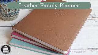 Leather Family Planner 2  Gallery Leather [upl. by Naiviv15]