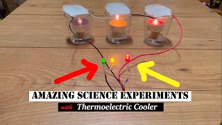 Thermoelectric Cooler AMAZING SCIENCE EXPERIMENTS [upl. by Niran]