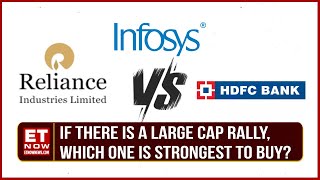 RIL Vs HDFC Bank Vs Infosys Where Should One Invest  Market Veterans Analyze  ET Now [upl. by Ebarta]