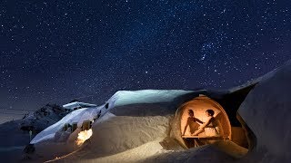 Overnachting in een iglo  Montafon  Vorarlberg [upl. by Phillane]