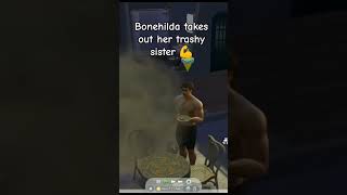 RJ called forth Bonehilda to take out the trash sims4 [upl. by Notse]