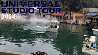 Universal Studios Hollywood Backlot Tour  Jan 2024  We Saw A Celebrity [upl. by Niamreg]