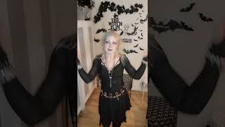 My outfit from last Sunday Bought the dress Killstar from Grothica in Gothenburg Sweden goth [upl. by Airdnna]