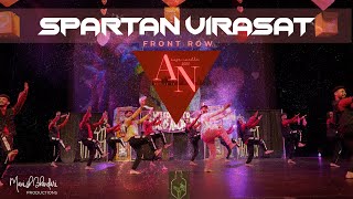 2nd Place Spartan Virasat  Front Row  Aaja Nachle 2024  Manish Bhandari Productions [upl. by Goldshell]