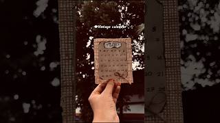 DIY vintage calendar ✨🤎 Im rish [upl. by Ybroc905]