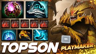 Topson Sand King Playmaker  Dota 2 Pro Gameplay Watch amp Learn [upl. by Eenaej]