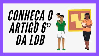 IDADES PRÓPRIAS PARA CADA ETAPA DO ENSINO ESCOLAR  LDB Art 6° ATUALIZADO [upl. by Mohandis750]