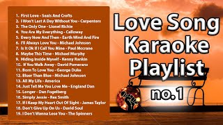 19 Love Song Karaoke Playlist 1  Cruisin 1 Playlist karaoke version [upl. by Myke]