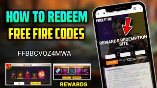 How To Redeem Free Fire Codes  Garena Free Fire Codes Redeem  Ultimate Version [upl. by Sherie951]