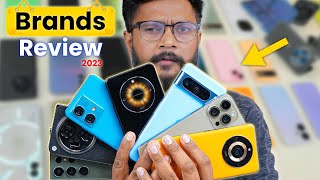 All Smartphone Brands Review in India  2023 Reality [upl. by Sakul150]