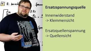 Ersatzspannungsquelle berechnen  Innenwiderstand Leerlaufspannung [upl. by Dnomyad]