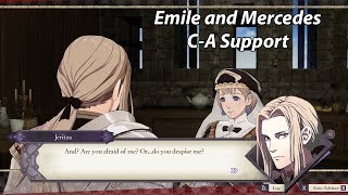 Jeritza and Mercedes CA Support  Fire Emblem Three Houses [upl. by Mirelle840]