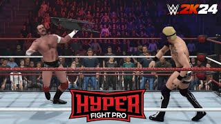 Hyper Fight Pro  Show 32  Double Trouble  WWE 2K24 [upl. by Adaliah]