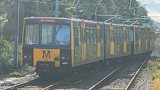 Tyne amp Wear Metro Metrocars terminating at Wallsend [upl. by Yelsna]