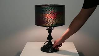 3D Printed Rainbow Horse Zoetrope Lamp [upl. by Halladba]