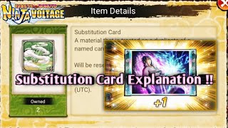 NXB NV  🔥EXPLANATION HOW TO USE SUBSTITUTION CARD FOR LIMIT BREAK NINJA CARD BEGINNER SUGGESTED🔥 [upl. by Senn417]