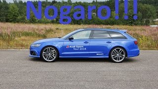 Nogaro Blue Audi RS6 Performance 605 PS sound accelrationinboard [upl. by Leoine]