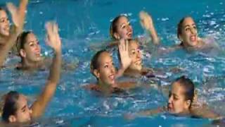 Synchronized SwimmingEgypt Team 2007 Fina World Champions [upl. by Benedicta303]