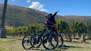 🇳🇿뉴질랜드 신혼여행 EP2｜깁슨밸리 와이너리 라이딩 Gibbston valley riding\Around The Basin Bike Queenstown [upl. by Aliemaj]