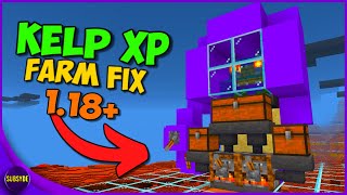 PATCHED Minecraft KELP XP FARM 118 UPDATE [upl. by Naibaf]