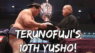 TERUNOFUJIS 10TH YUSHO All 15 matches of his Nagoya 2024 [upl. by Rem]