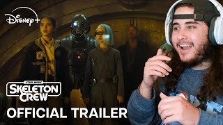 NEW SKELETON CREW TRAILER REACTION REACTION starwars skeletoncrew trailerreaction [upl. by Etakyram890]