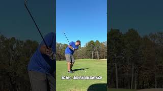 Steep Swing  No Lag  Poor Iron Distance golf shortsvideo [upl. by Subocaj899]