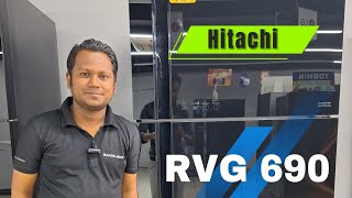 Hitachi Refrigerator Price  RVG690  601 Liter  Latest Refrigerator  Best Offer  Best Price [upl. by Nyrtak945]