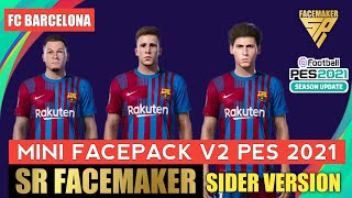 MINI FACEPACK V2  PES 2021  SR FACEMAKER [upl. by Corette]