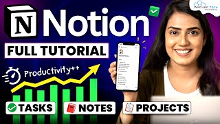 Notion Tutorial for Beginners  How to Use Notion to Organize Your Work Life FREE Templates [upl. by Dalston935]