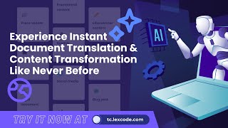 Get an Instant Document Translation and Content Transformation with TransCreation [upl. by Theodor167]