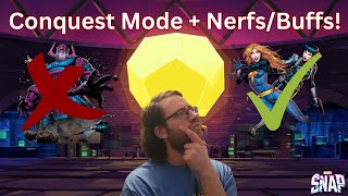 Galactus Nerf Dazzler Buff Conquest Mode Gigantor June Marvel SNAP Update [upl. by Drannel]