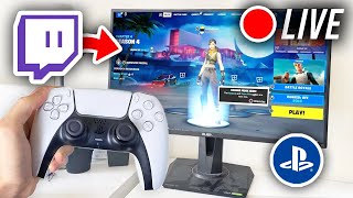 How To Stream On Twitch From PS5  Full Guide [upl. by Einahpad974]