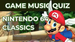 GAME MUSIC QUIZ 35 different Nintendo 64 classics SIXTY FOOOOOOUUUUUUR [upl. by Jump646]