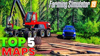 TOP 5 Must Have MAPS in Farming Simulator 19 November 2020 [upl. by Novad578]