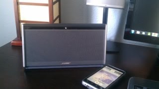 Review amp Demo Bose Soundlink Wireless Mobile Speaker [upl. by Eanad346]