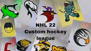 NHL 22 custom league all teams showcase￼ [upl. by Sawyere]