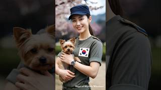 Beautiful Female Soldiers and Their Loyal Dogs soldier [upl. by Latsryc]