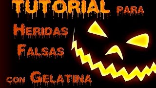 TUTORIAL  Hacer Latex Casero  Heridas Falsas o Caracterizacion [upl. by Auqenahs]