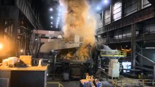 Check out the new electric arc furnace being fired up at Republic Steel in Lorain republicsteel [upl. by Eelaras24]