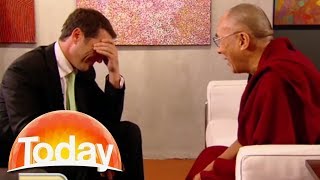 Karl tells the Dalai Lama a joke and it fails miserably [upl. by Leumel777]