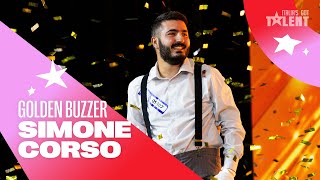 Simone Corso conquista il Golden Buzzer 🌟 di Lodovica Comello a Italia’s Got Talent [upl. by Cir]