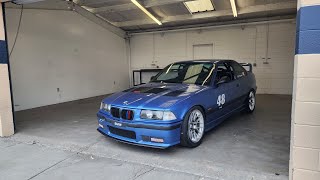 E36 S54 Buttonwillow Raceway Park [upl. by Enelie]