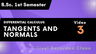 L21  BSc1st Semester  Pedal Equation Polar Subnormal amp Subtangent [upl. by Odirfliw780]