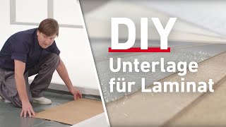 DIY Unterlage für Laminat [upl. by Crispas]