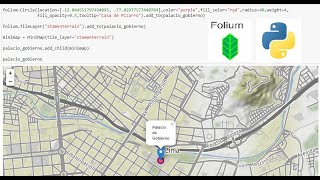 Crear Mapas Interactivos en Python  Folium para crear Mapas en Python  Folium Mapas Interactivos [upl. by Lemuel]