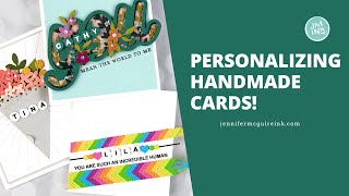 Personalized Handmade Card Ideas [upl. by Joana]